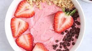 strawberry smoothie bowl wholly tasteful