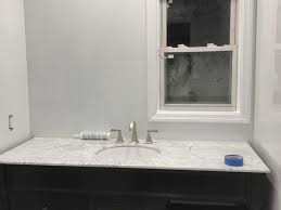 mirror off center from sink help
