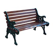 Bench With Back 48 Inch Wooden Powder
