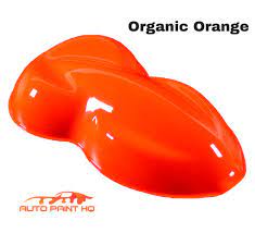 Orange Automotive Single Stage Paint