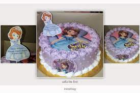 Szcutesweet Sofia The First Birthday Cake gambar png