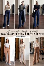 abercrombie tailored pant how to style
