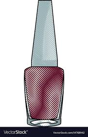 draw nail polish bottle cosmetic image