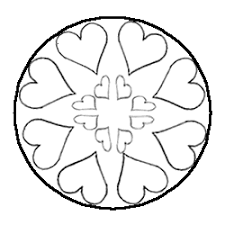 Résultat de recherche d'images pour "coloriage à imprimer mandala"