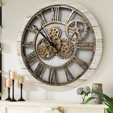 Wall Clock 24 Inches With Real Moving