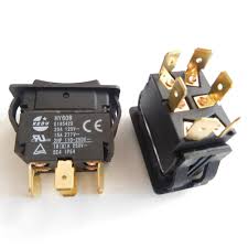 If you want to connect two dc motor , only change the common polarity connection into two part and make connection seperately. Buy Kedu Hy60b 125 250v 20 15a 6 Pins Rocker Switch On Off On Push Button Switches Arc Pushbutton Switch For Industrial Electric Power Tools And Machine Tool Equipment Control Online In Indonesia B08lk4wtd5
