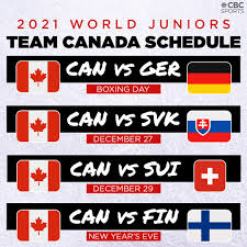 The 2021 iihf world junior championship will be played in. Hockey Night In Canada The World Juniors Starts On Christmas But You Ll Have To Wait Until Boxing Day To See Canada Hit The Ice Full Details Https Www Cbc Ca 1 5768804 Facebook