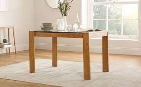 Tate Oak And Glass 150cm Dining Table