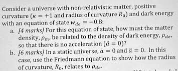 Universe With Non Relativistic Matter