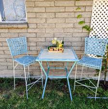 Bar Height Wicker Table And Chairs For