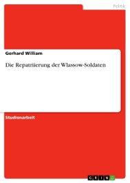 Autorenprofil | Gerhard William | 1 eBooks | GRIN