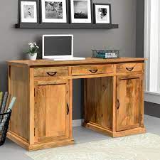 4.2 out of 5 stars, based on 87 reviews 87 ratings current price $89.99 $ 89. Solid Mango Wood Home Office Computer Desk With Drawers And Cabinets