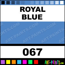 Royal Blue Flashe Acrylic Paints 067 Royal Blue Paint
