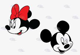 smiling cute faces mickey mouse minnie
