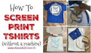 screen print tshirts without a machine