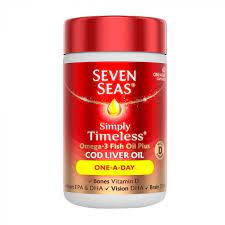 seven seas pure cod liver oil 60