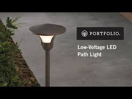 How To Install A Low Voltage Landscape Path Light From Portfolio Youtube