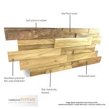 Multi Teak Wood Wall Panel