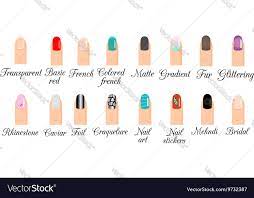 manicure types nail design nail art set
