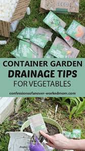 Container Garden Drainage Tips For