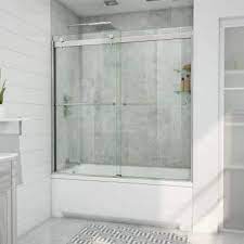 Semi Frameless Bypass Shower Door