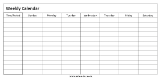 Daily Calendar Minute Increments Template Weekly With Time Slots