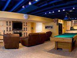 Ny Giants Inspired Basement Remodel