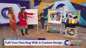 tuft your own rug with a custom design