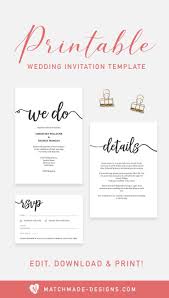 We Do Wedding Invitation Template Script Wedding Invite