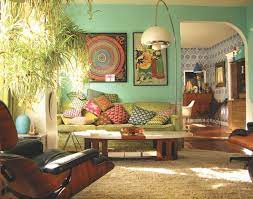 retro style living room 70s home decor