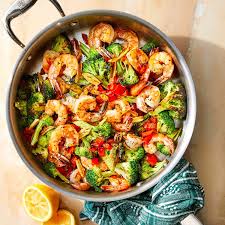one pot garlicky shrimp broccoli