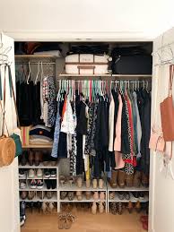 how to organize a small closet a