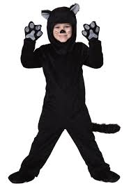 toddler little black cat costume made
