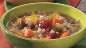 slow cooker vegetable soup with barley