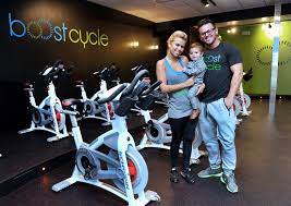 indoor cycling juice bar come together