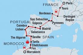Europe map from geology 1 travelmaps tourismmap europe. Travel To France Spain Portugal And Morocco On A Trip From Paris To Marrakech Visit Bordeaux Madrid Li Marrakech Travel Visit Bordeaux Morocco Chefchaouen
