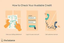 check your credit card s available credit