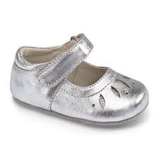 See Kai Run Smaller Jocelyn Silver Baby Shoes