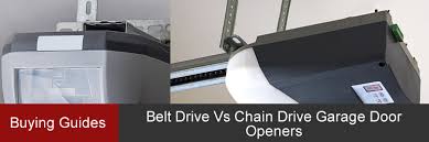 belt drive vs chain drive garage door
