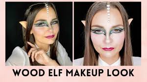 wood elf makeup look 1 tutorial