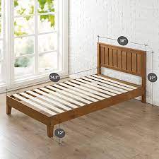 Zinus Alexis Deluxe Wood Platform Bed
