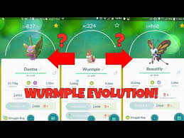 Evolving Wurmple In Pokemon Go How To Get Dustox And