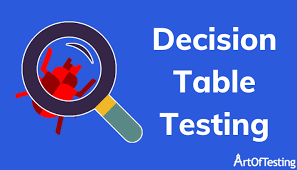 what is decision table testing in