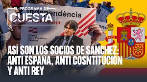 Así son los socios de Sánchez: anti España, anti Cosntitución y anti Rey -  Vídeo Dailymotion