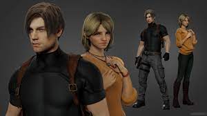 Taylor is my Angel — Resident Evil 4 Leon and Ashley redesign...