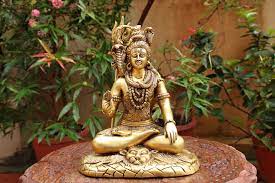 Buy Meditating Shiva Statue Brass Shiva