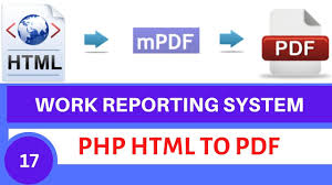 pdf php project mpdf library tutorial
