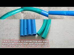 Connecting Pvc Pipes And Garden Hose