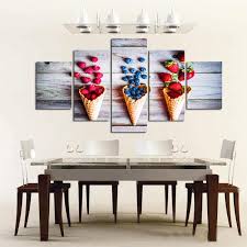 Ice Cream Canvas Wall Art Pictures For