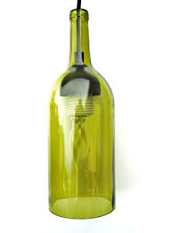 Olive Large Wine Hanging Liquor Bottle
